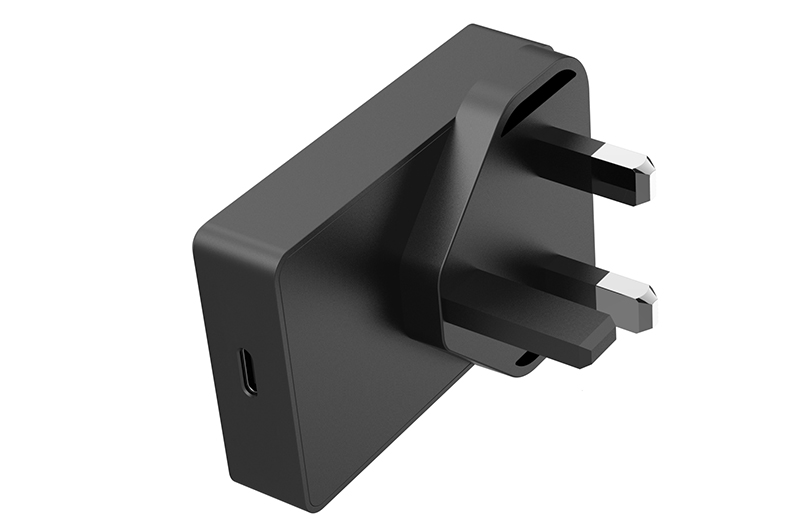 UK Standard PD +USB-A Dual Port Cube Power Adapter | PDC-20W-2PUK-B